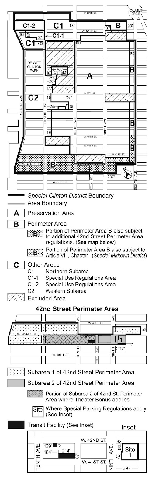 Zoning Resolutions Chapter 6: Special Clinton District Appendix A - Special Clinton District Map.0